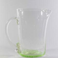 carafe à eau en verre faite main