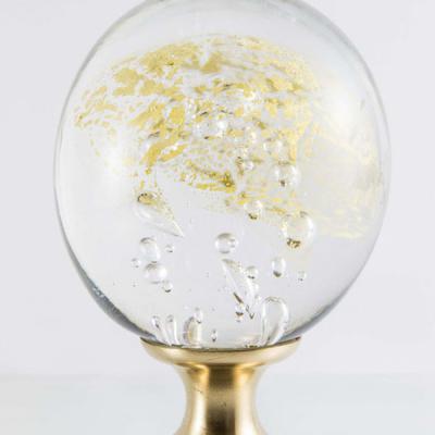 Boule d'escalier avec incrustation d'or