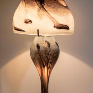 Lampe CHAMPIGNON - Noir et Blanc