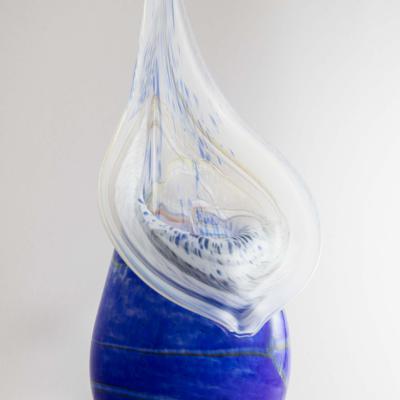 Vase collerette Bleu